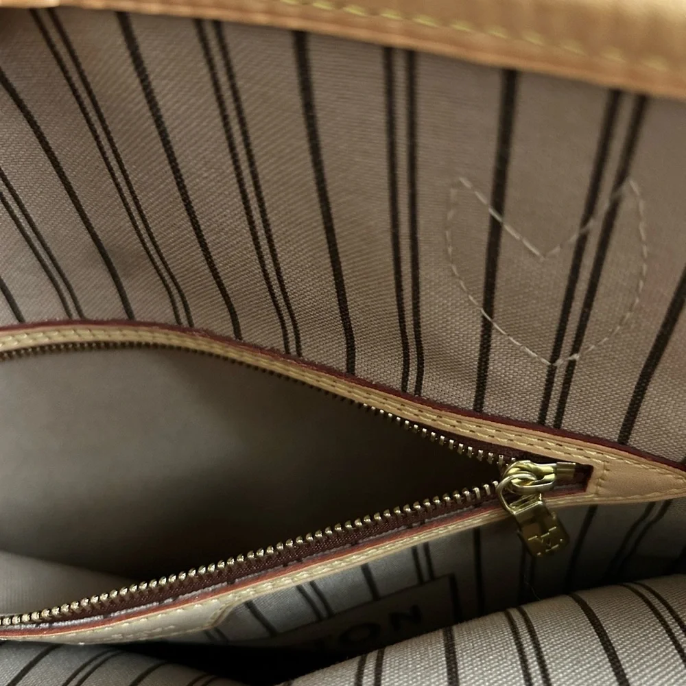 Louis Vuitton neverful Never full MM Dark Brown Monogram Tote - Picture 7 of 11